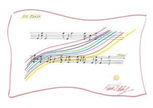KE009 Ave Maria Rainbow