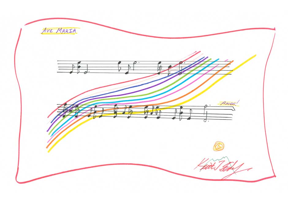 KE009 Ave Maria Rainbow
